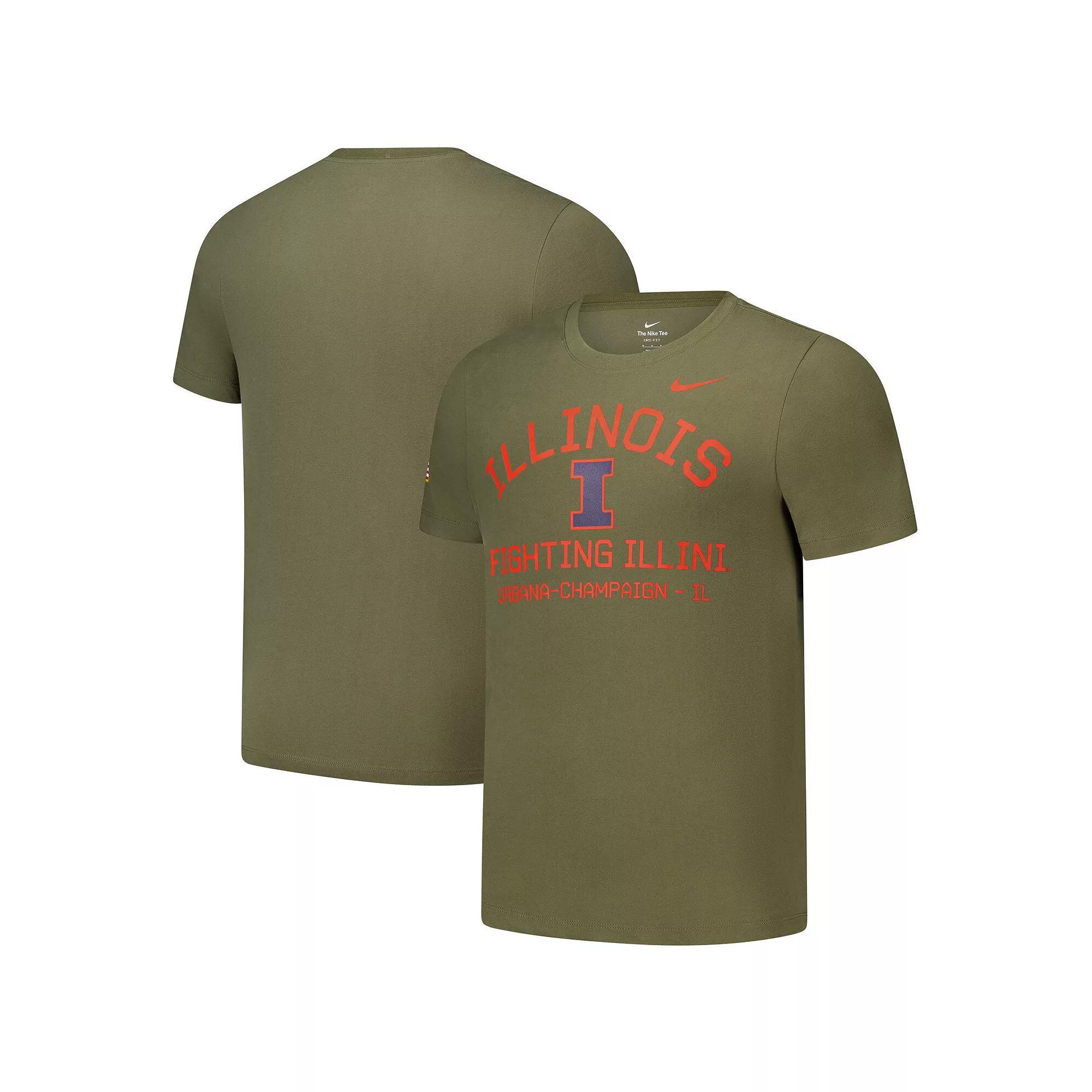 Men's Nike  Olive Purdue Boilermakers 2024 Military Appreciation Performance T-Shirt, Size: Medium, Team Product Image