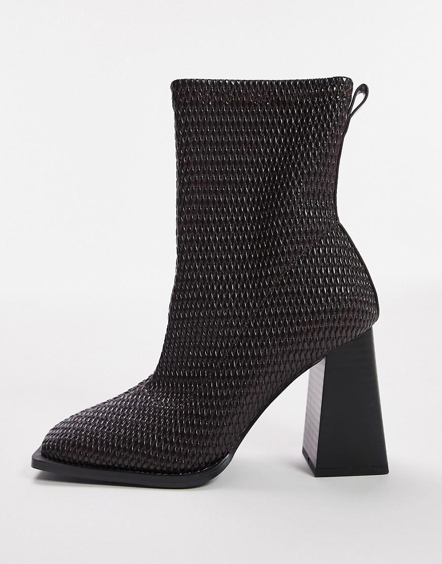 Topshop Wide Fit Martha over the knee stretch boot Product Image