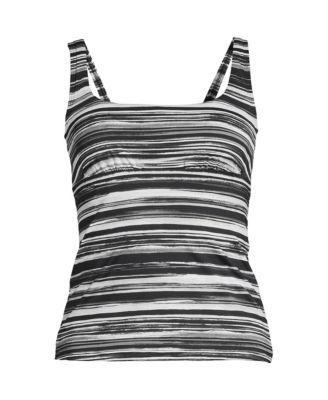 Womens Lands End DD-Cup UPF 50 Squareneck Underwire Tankini Top Product Image