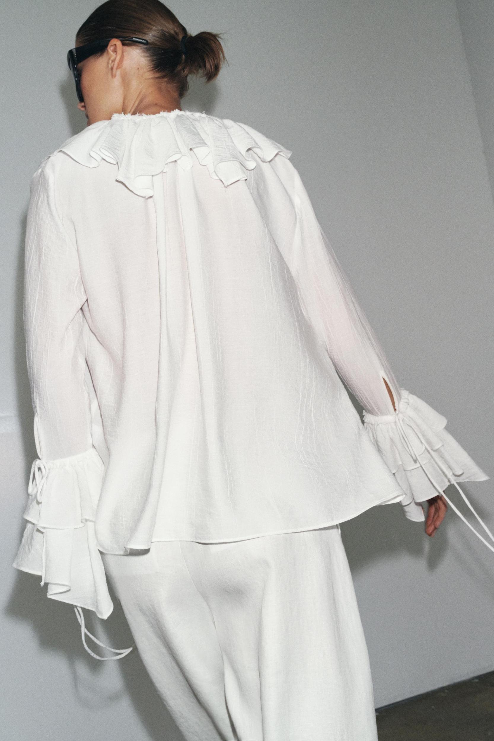 ZW COLLECTION RUFFLED SHIRT Product Image