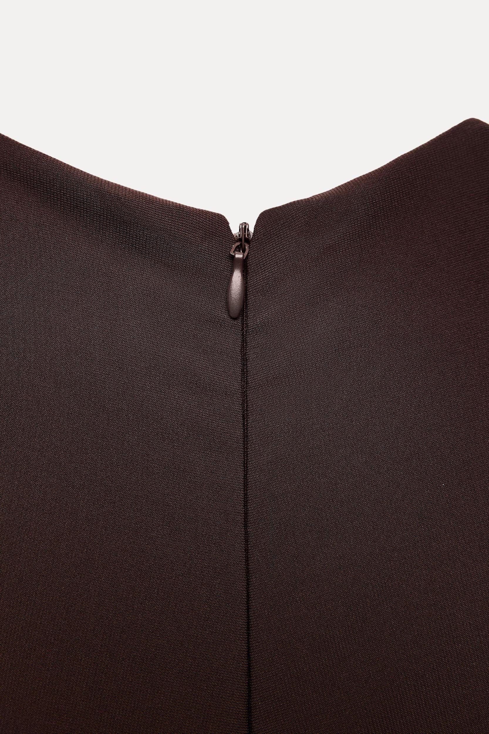 CENTRAL RUFFLED MIDI DRESS Product Image