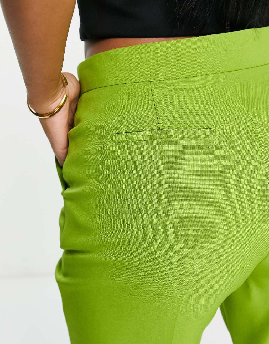 ASOS DESIGN hourglass straight ankle suit pants Product Image