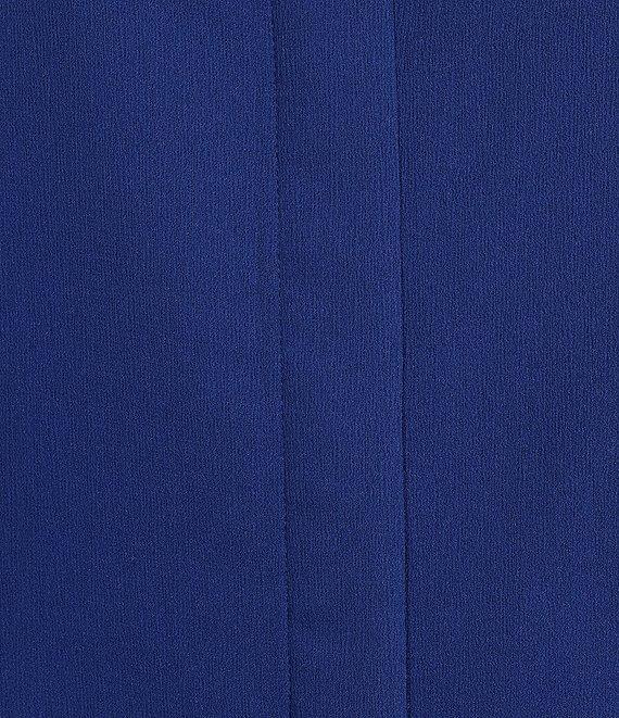 Investments Dolman Long Sleeve Button Front Point Collar Blouse Product Image