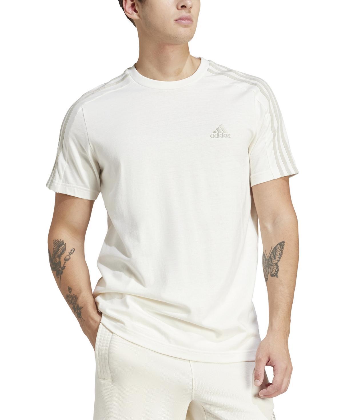 Men's adidas Sportswear Essentials 3-Stripes Tee, Size: XXL, Better Red Product Image