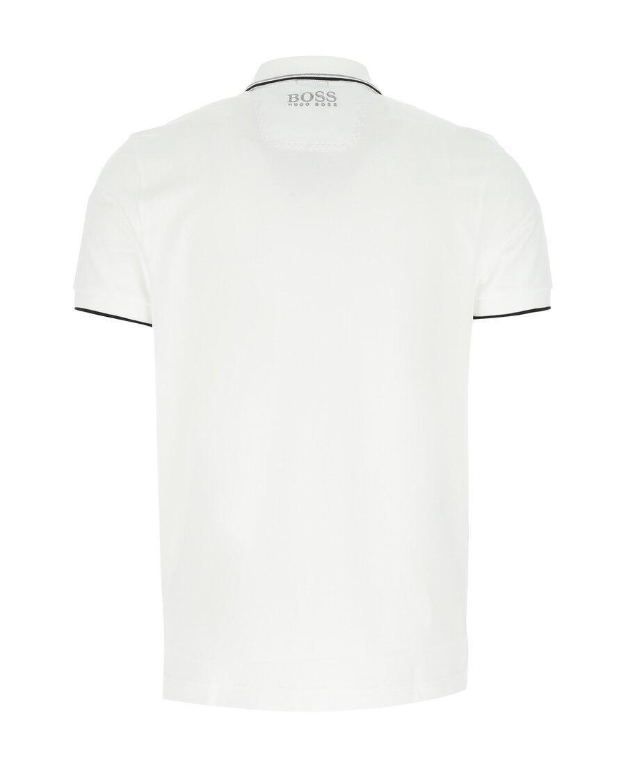 HUGO BOSS Logo Polo Shirt In White Product Image