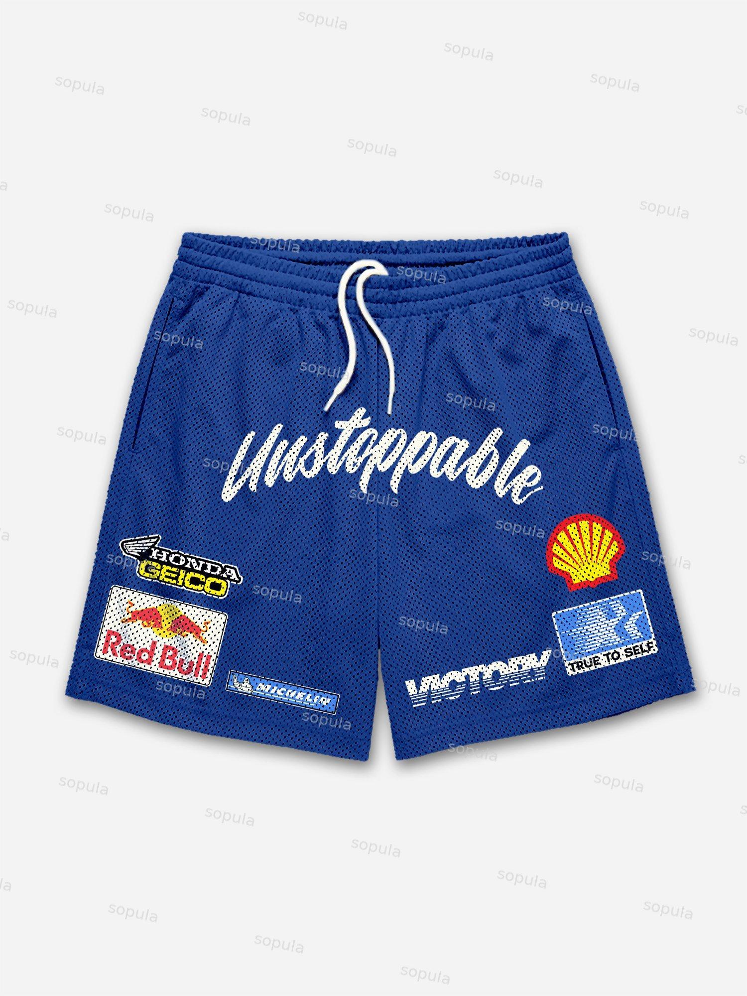 Unstoppable Street Trend Racing Mesh Shorts Product Image