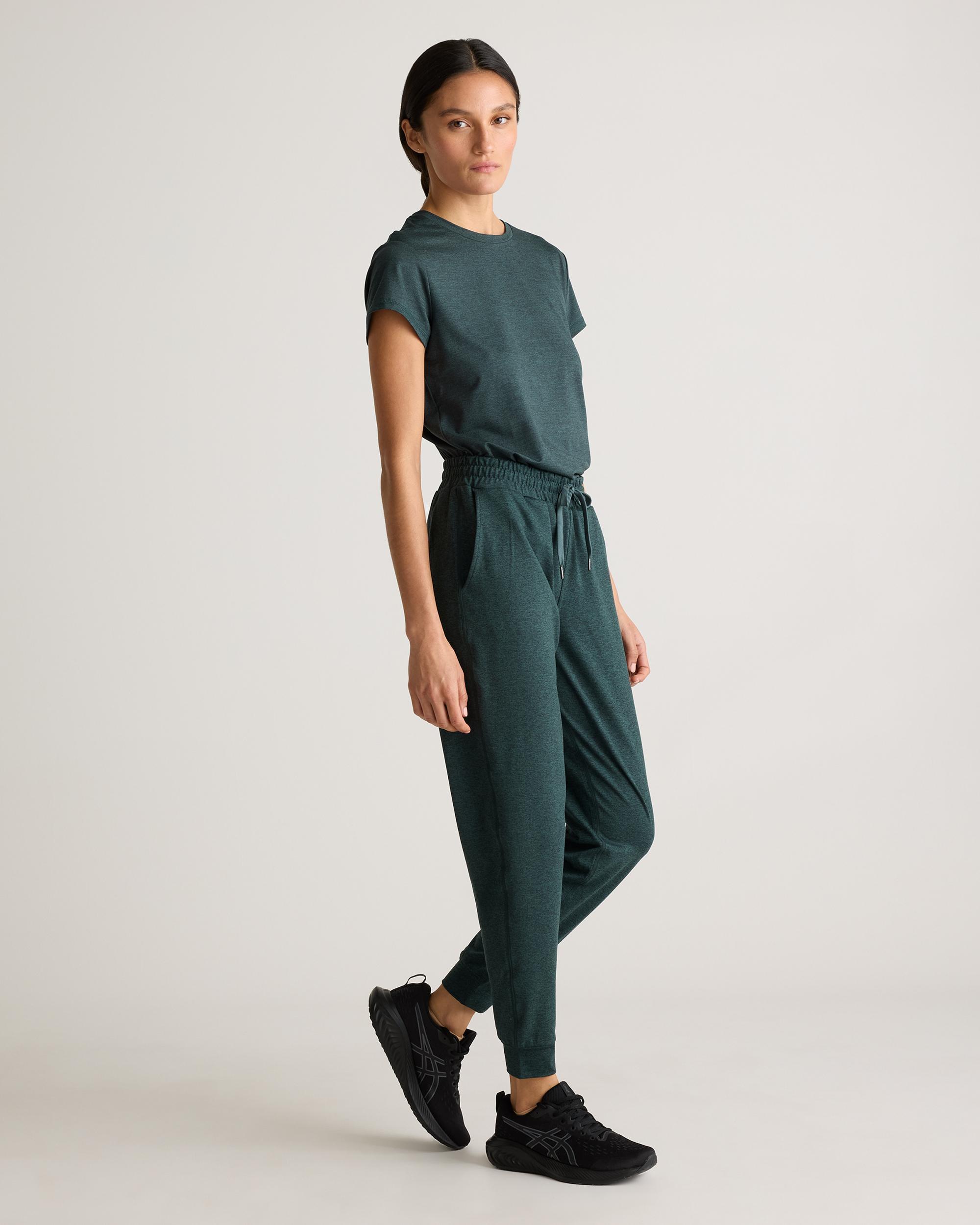 Quince | Women's Super Soft Performance Joggers Flowknit Activewear, Recycled Polyester, Size XS, Recycled Poly with Stretch Product Image