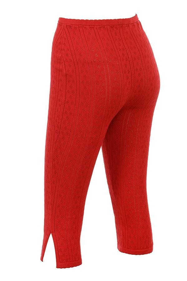 Abigail  cherry knit capri trousers - sale Product Image