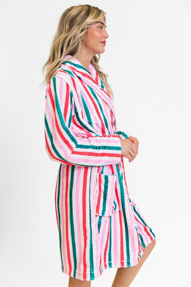 Christmas Stripes Rise and Shine Robe FINAL SALE Product Image