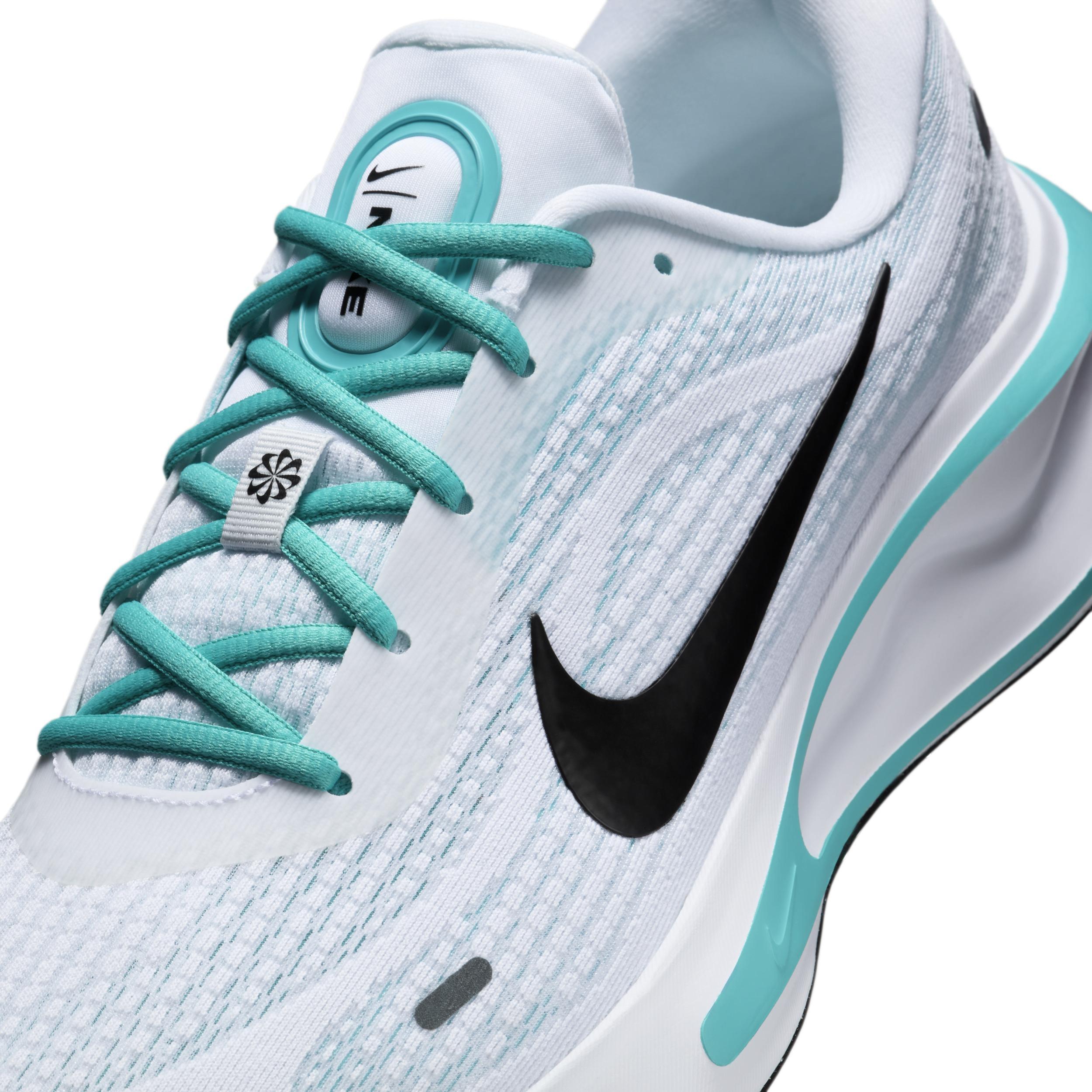 Nike Journey Run Men's Road Running Shoes, Size: 12, White Black Cactus Product Image