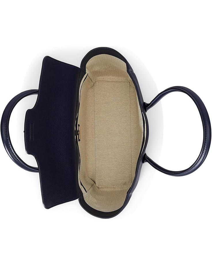 Two-Tone Leather Large Hanna Satchel Product Image