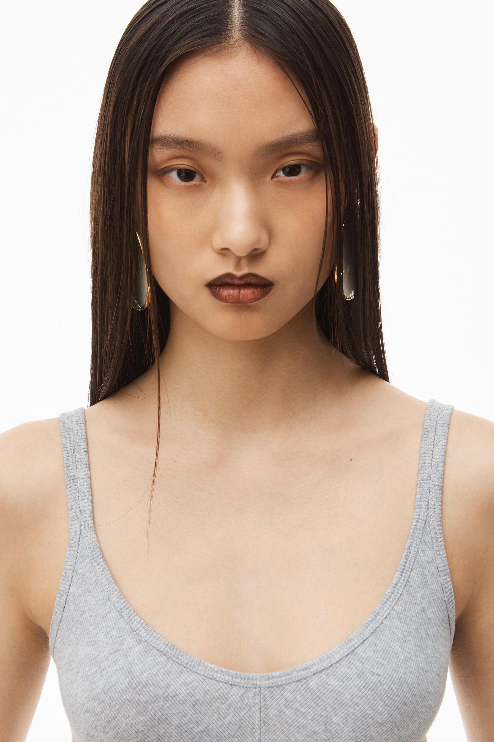 Logo Elastic Bra In Ribbed Jersey Product Image