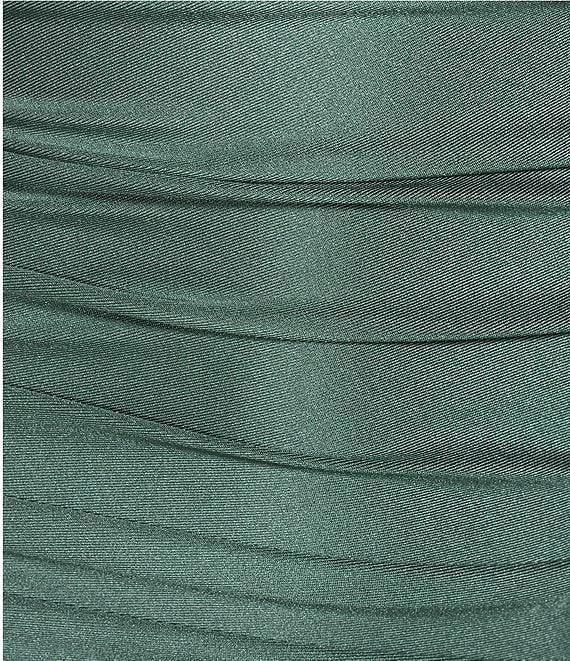 City Vibe One-Shoulder Ruched Ruffled Dress Product Image
