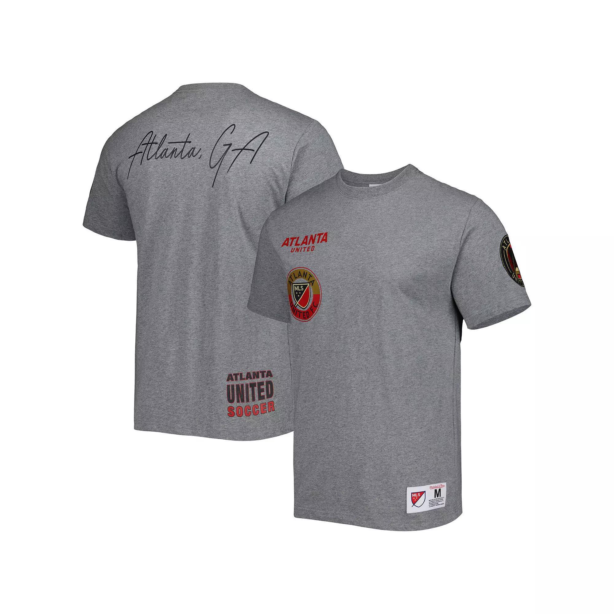 Men Mitchell & Ness Gray Atlanta United FC City Tee, Men's, Size: 2XL, Atu Grey Product Image