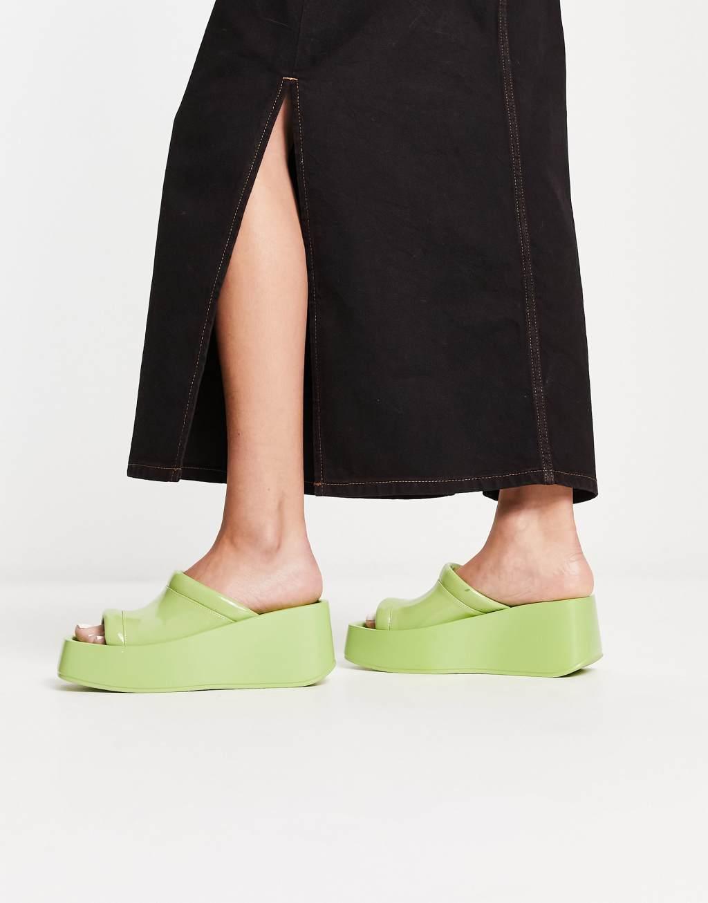 Daisy Street Exclusive chunky sole sandals Product Image