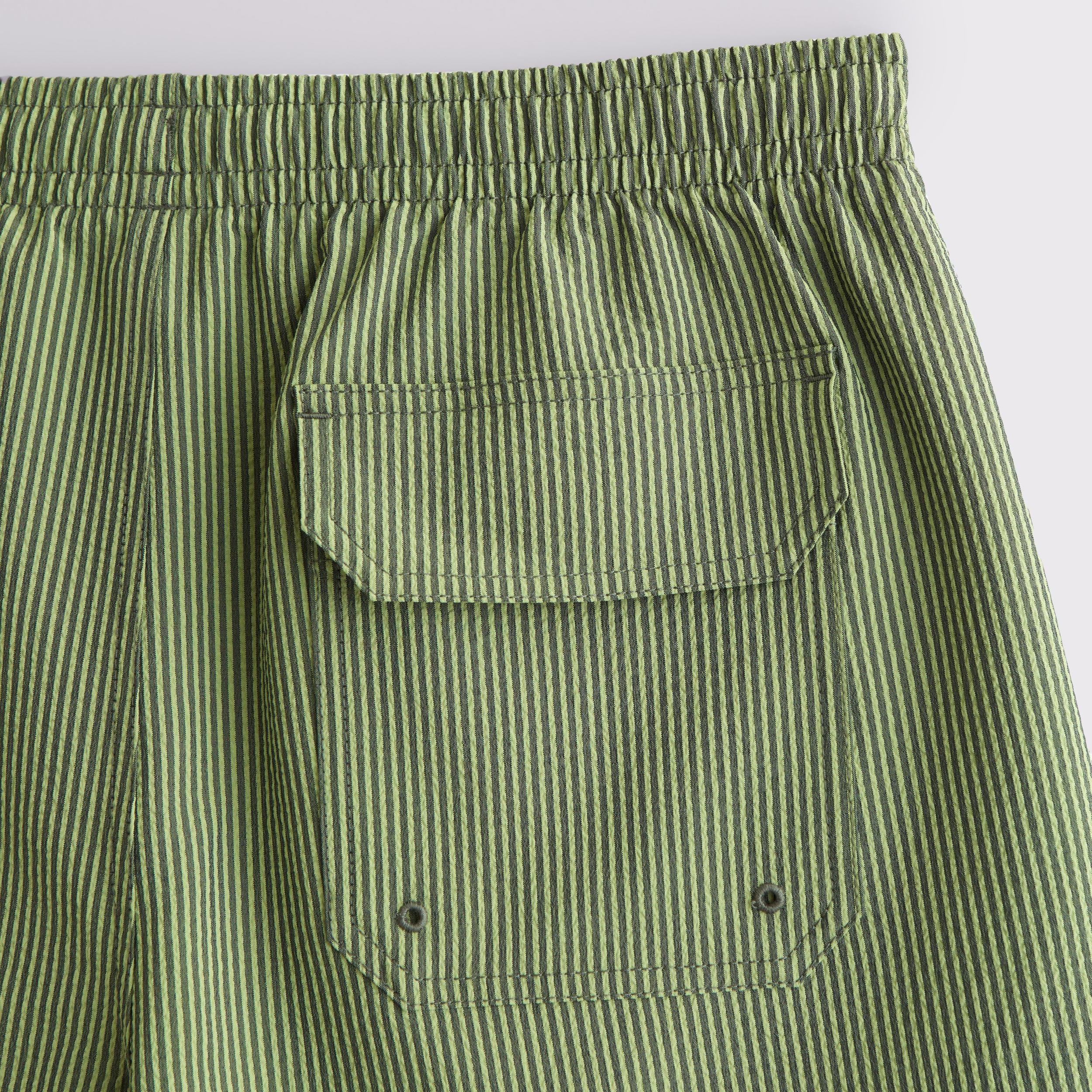 Pull-On Wide Seersucker Swim Trunk Product Image