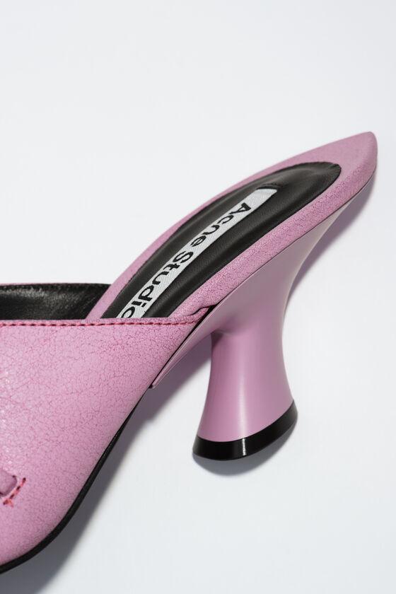 Lace-up heel mules Product Image