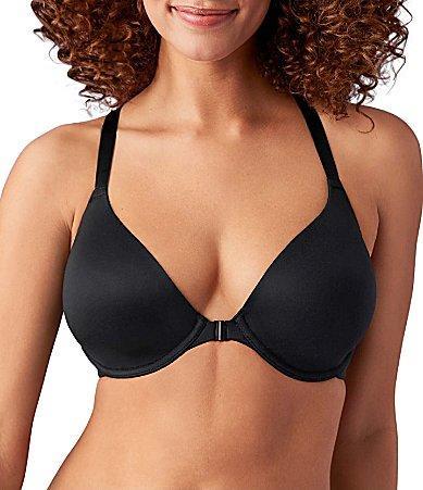 b. temptd by Wacoal Future Foundation Lace-Racerback Front-Close Contour Bra Product Image