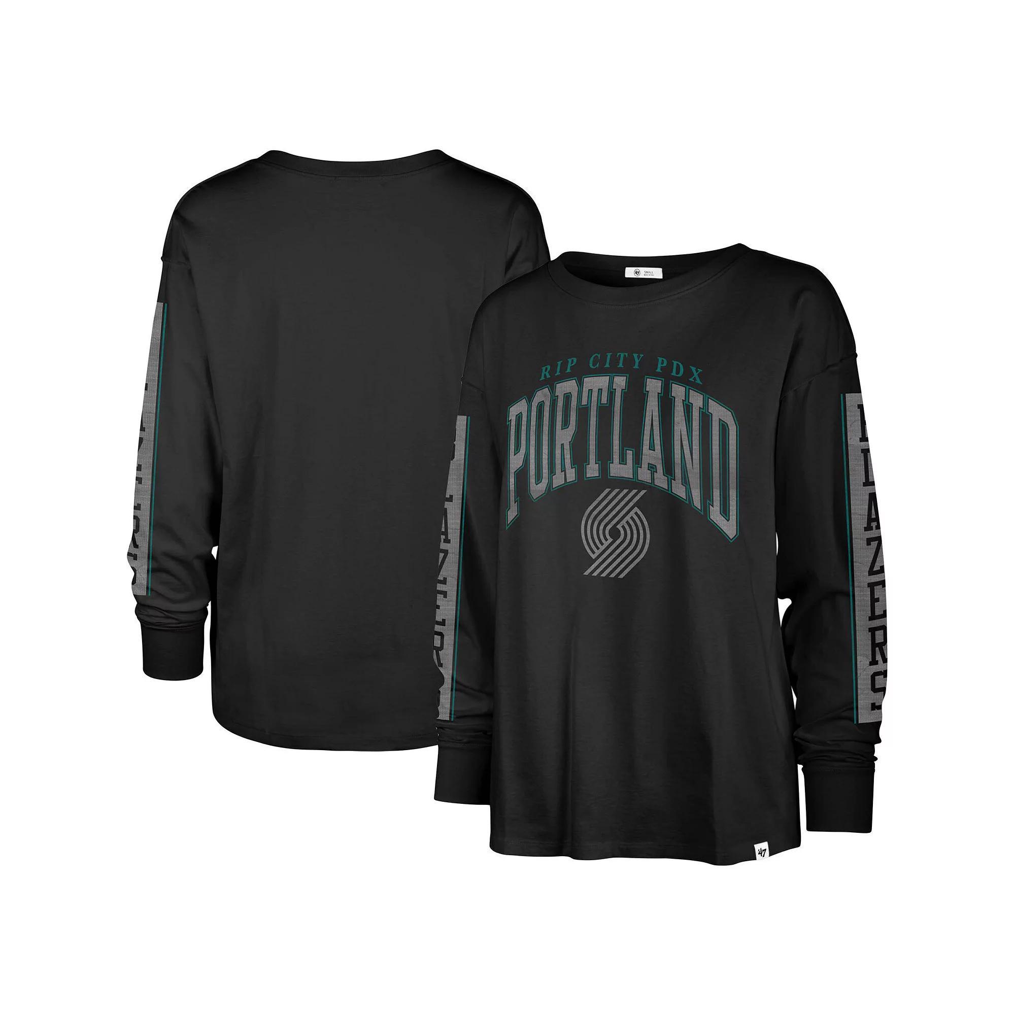 Womens 47 Portland Trail Blazers City Edition SOA Long Sleeve T-Shirt Product Image