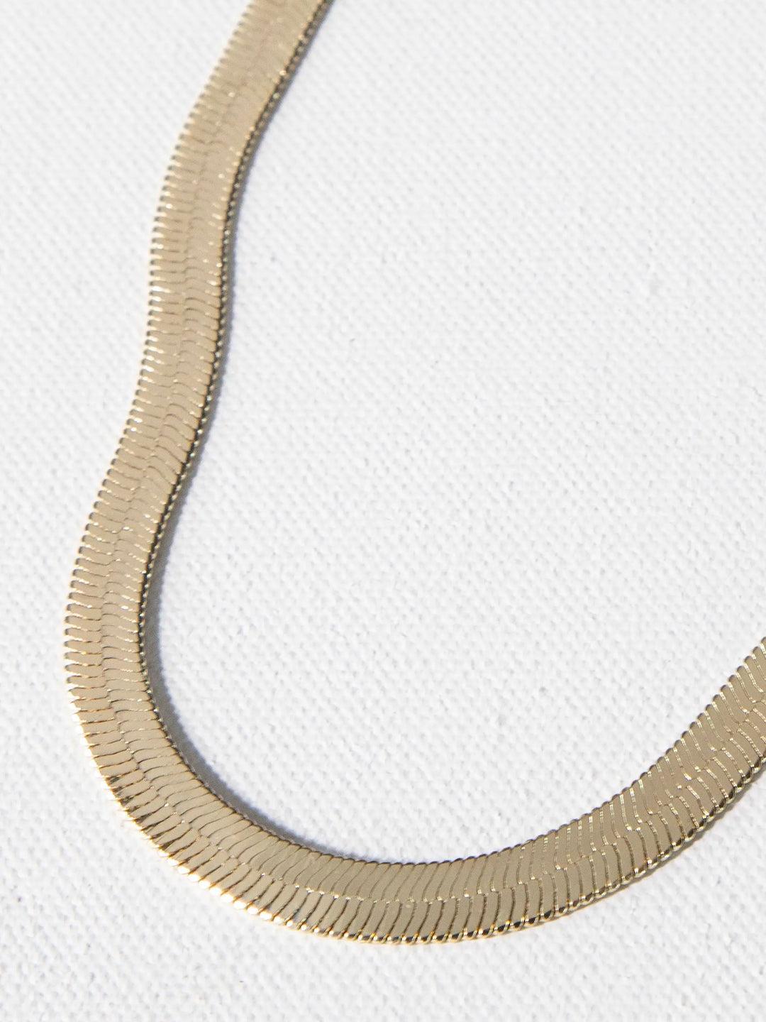Gold Snake Necklace Product Image