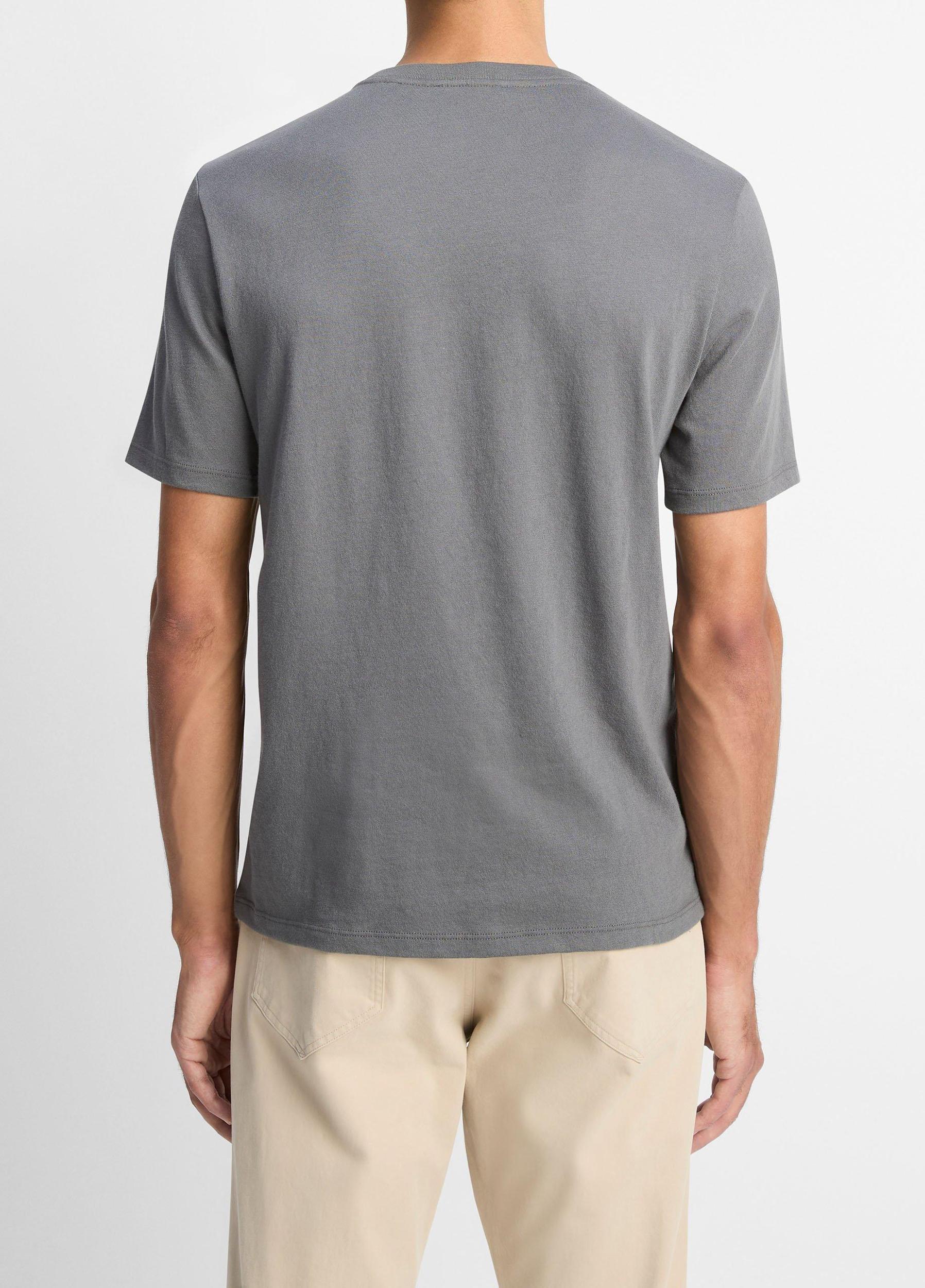 Loose-Knit Cotton T-Shirt Product Image