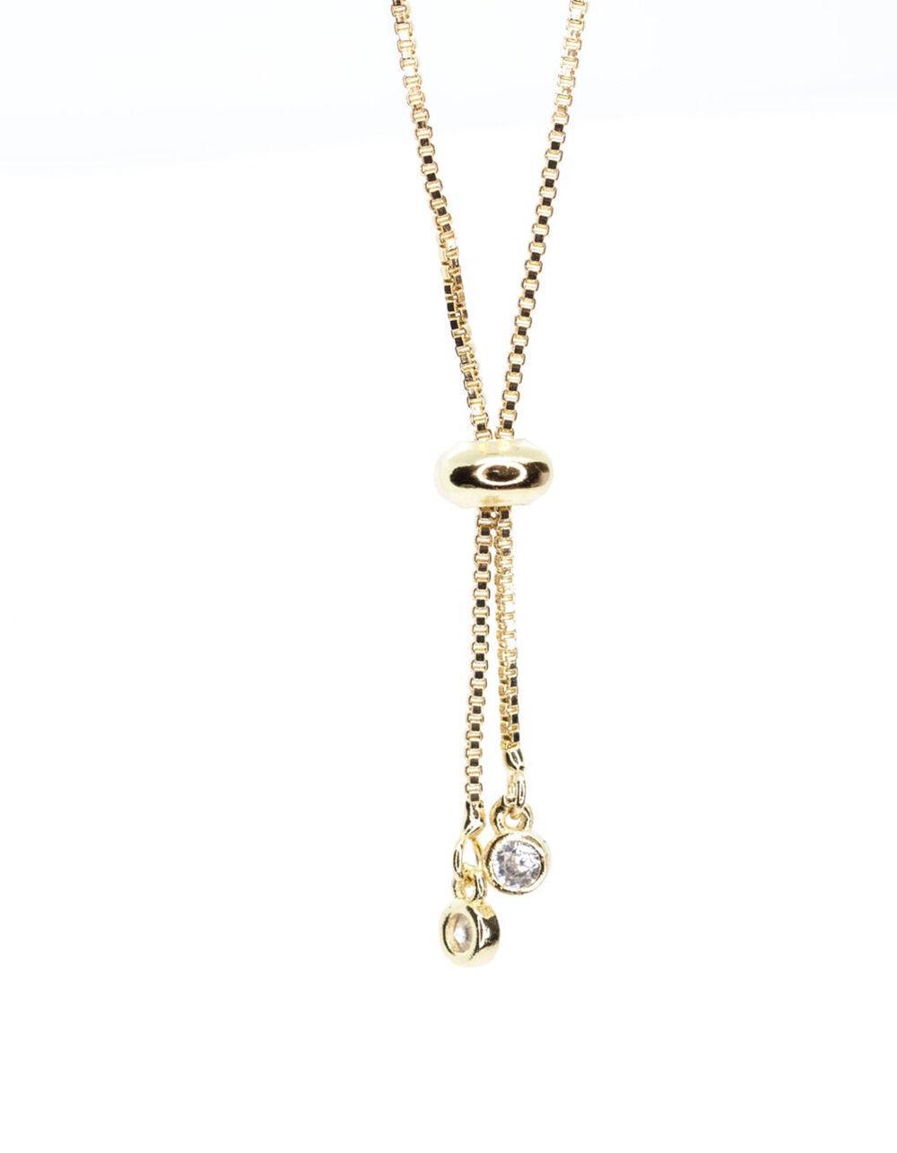SALTY CALI Rock Candy Rose Quartz Bolo Bracelet - ROSE Product Image