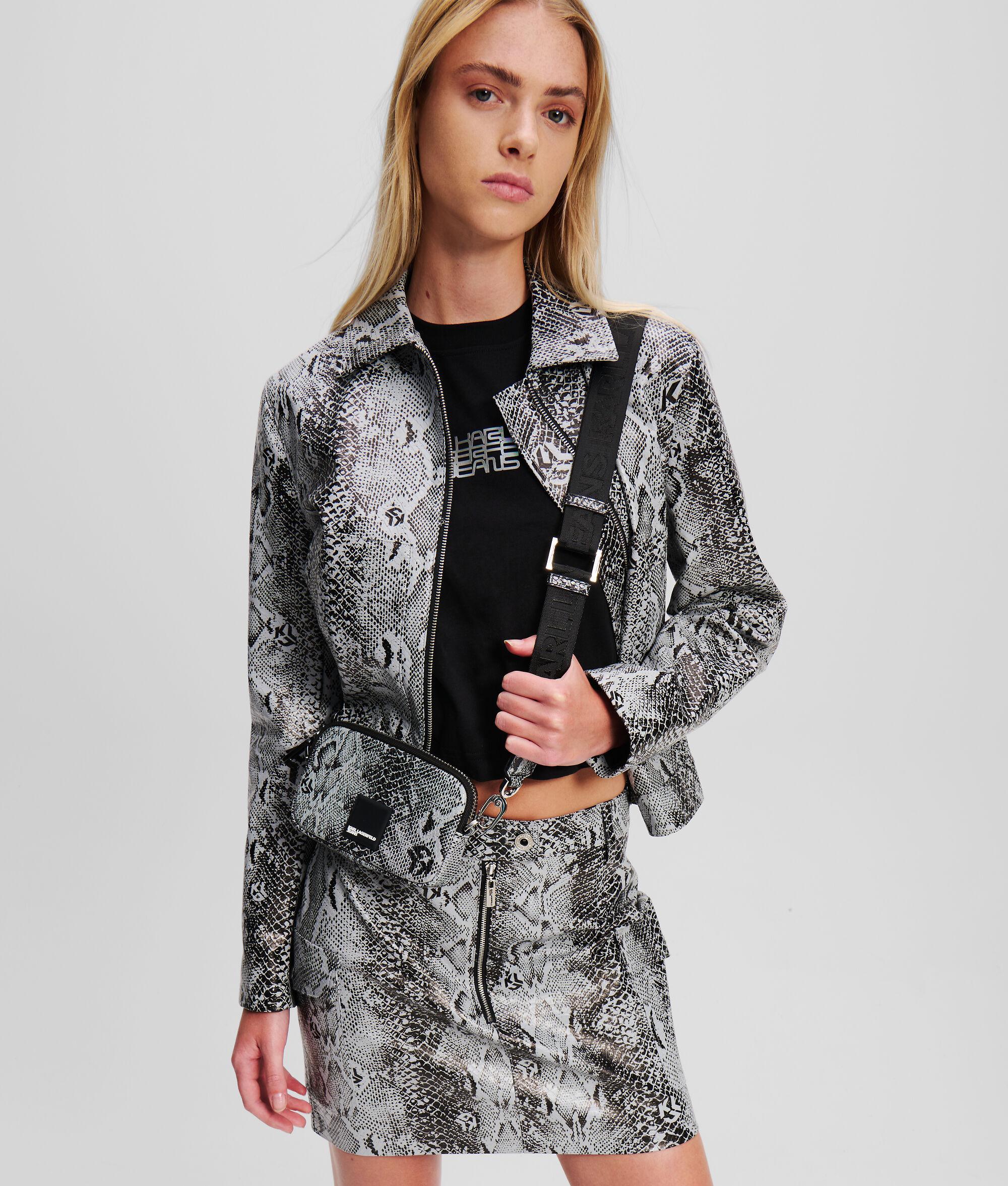 SNAKE-EFFECT MINI CROSSBODY BAG Product Image