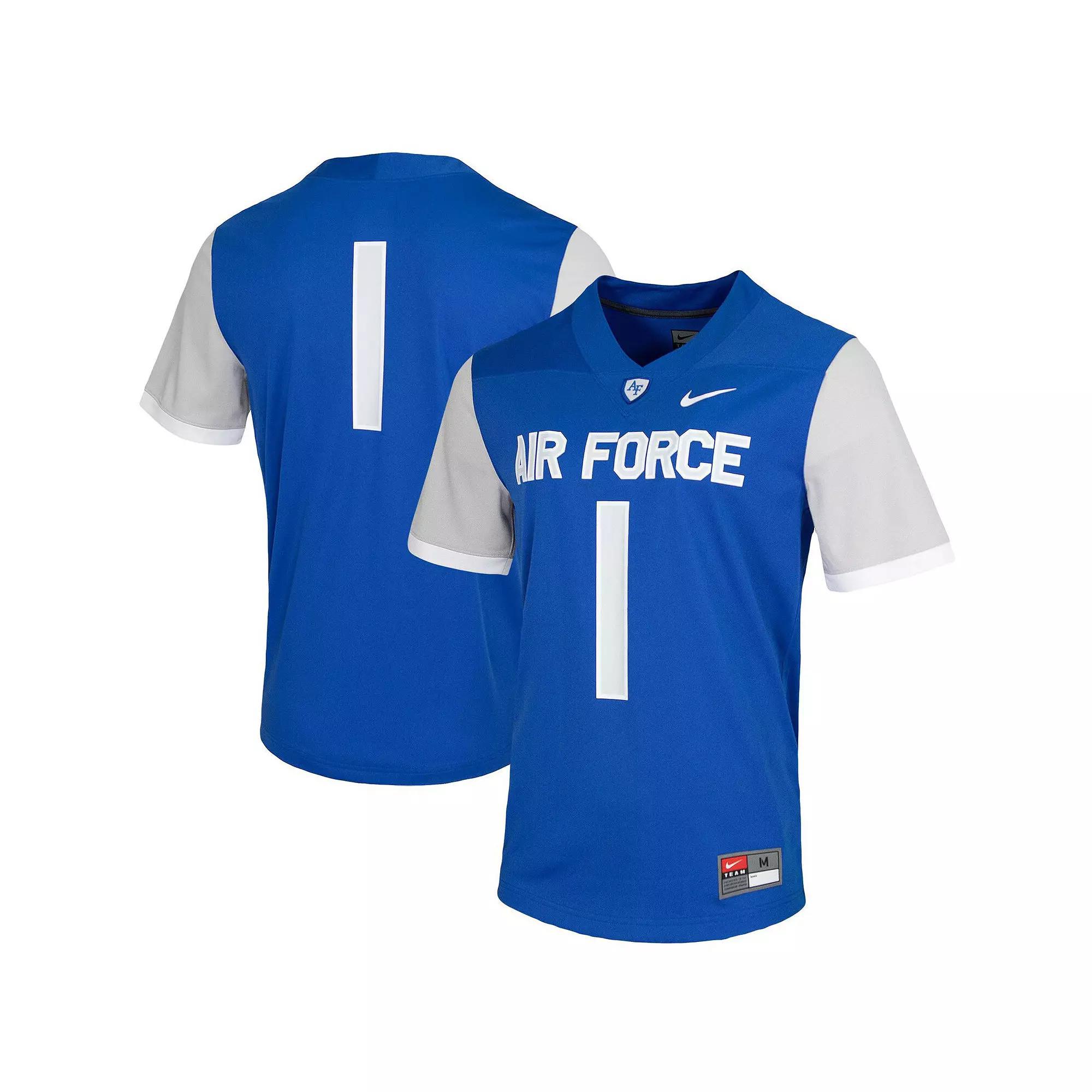Men's Nike #1 Royal Air Force Falcons Untouchable Game Jersey, Size: Medium, Afa Blue Product Image