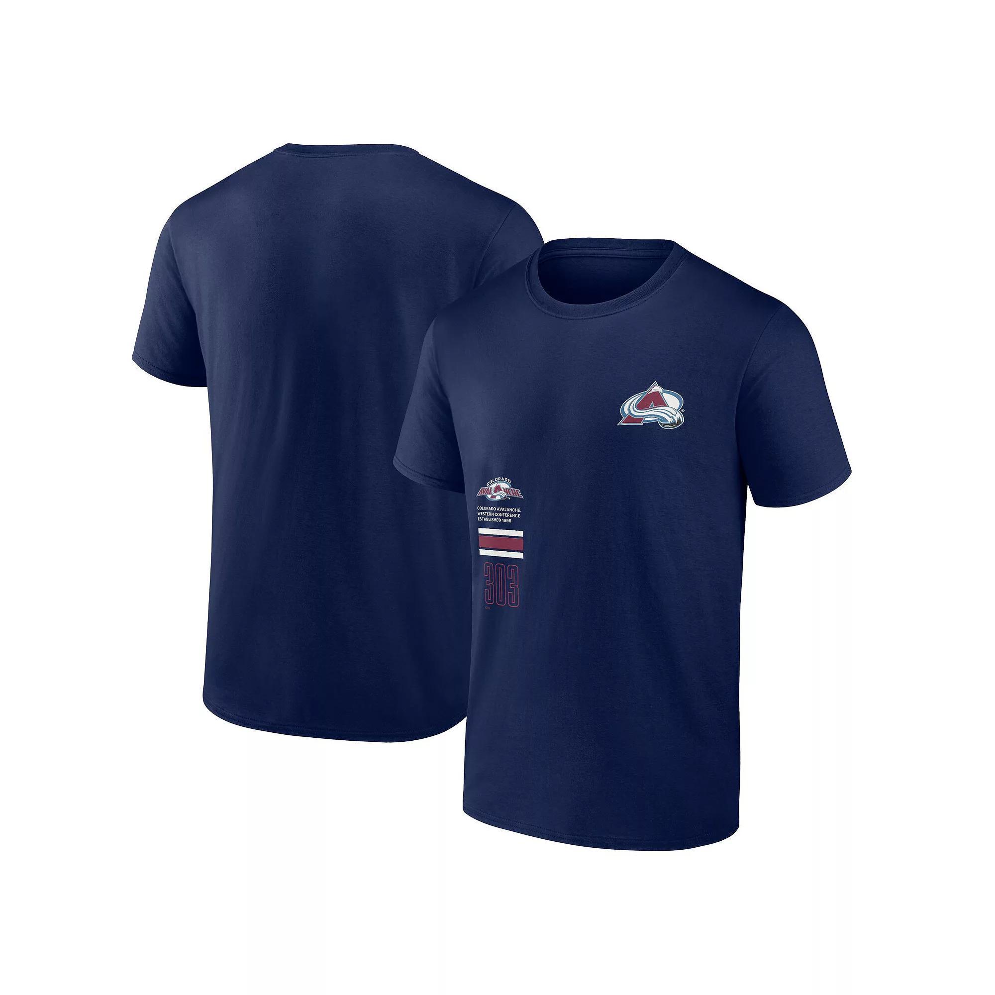 Men's Fanatics Branded Navy Colorado Avalanche Represent T-Shirt, Size: XL, Blue Product Image