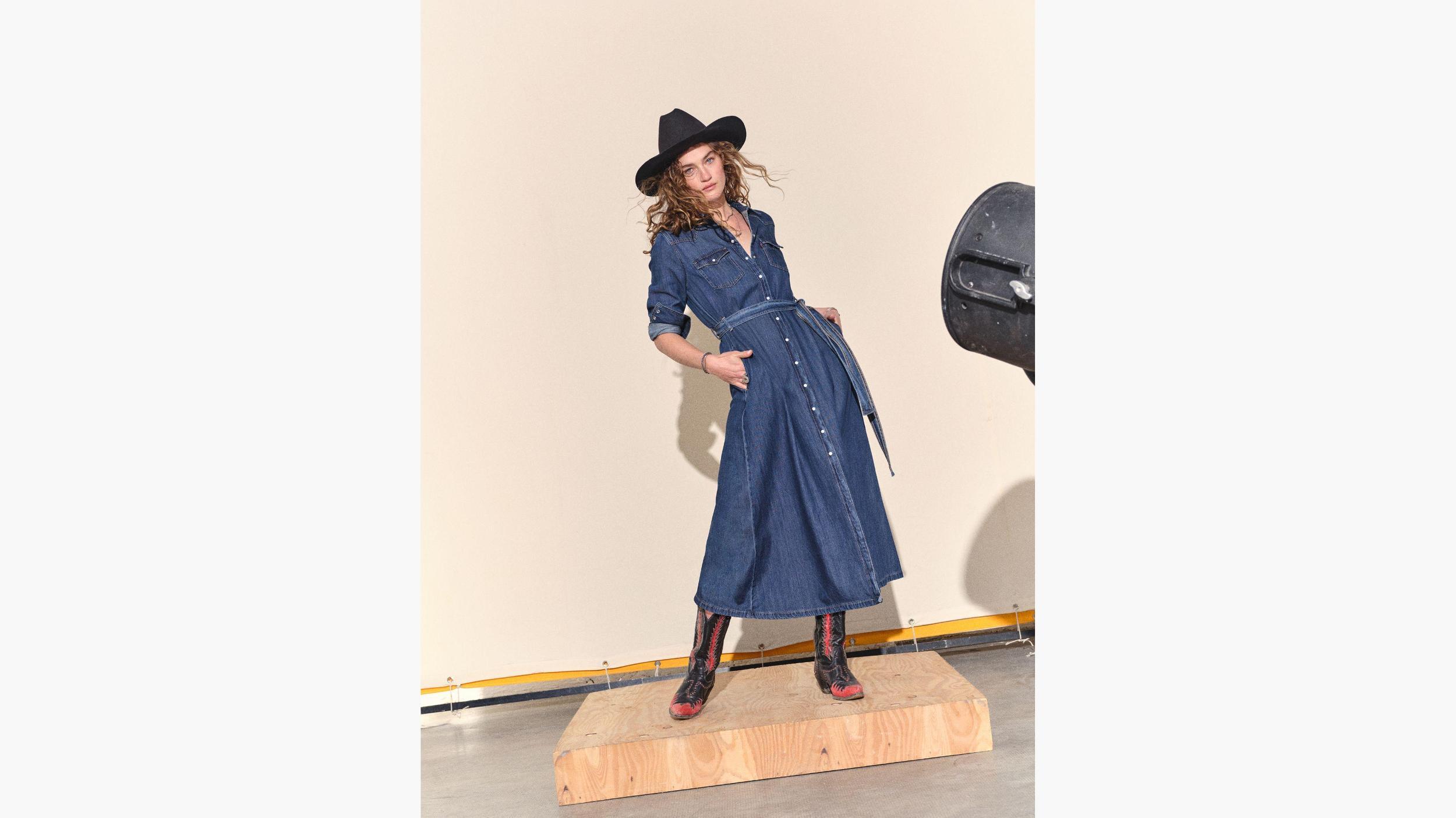 Quinney Denim Dress Product Image