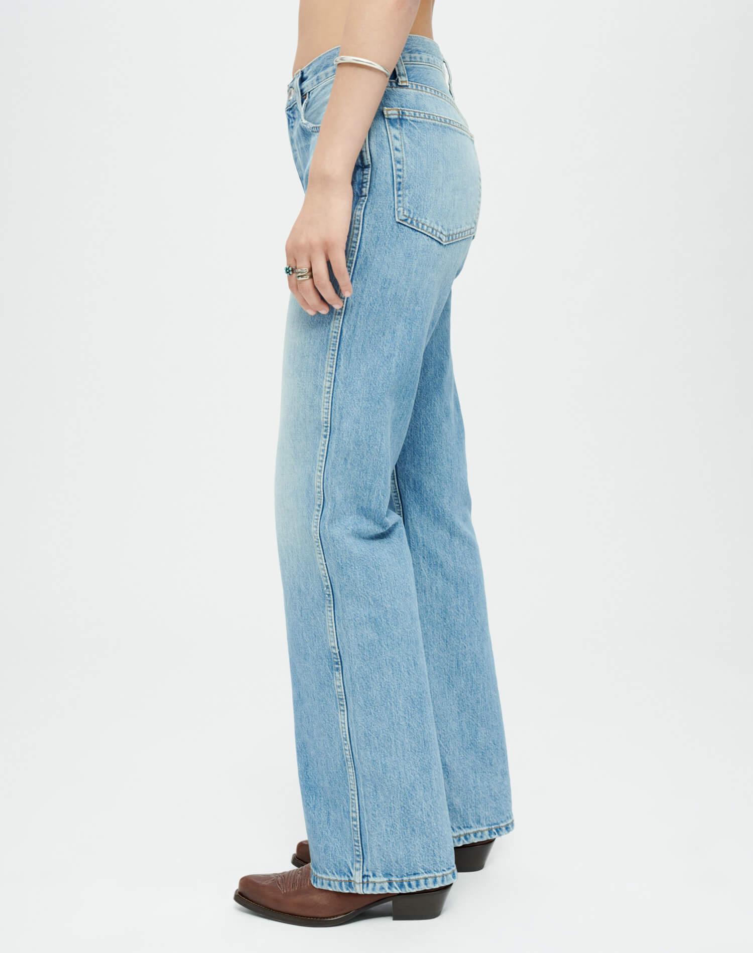 High Rise Loose - Worn Blue Female Product Image