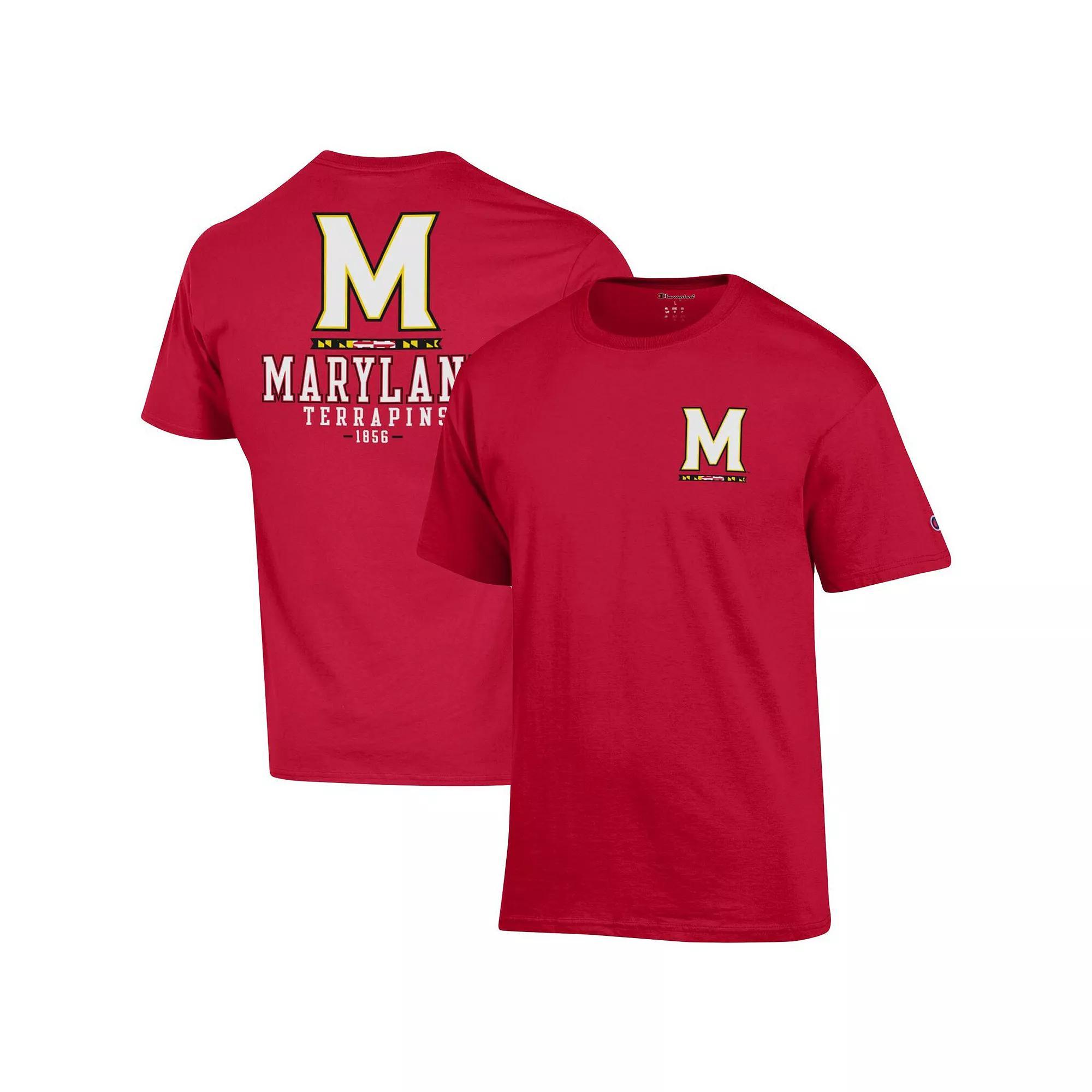 Men's Champion Black Utah Utes Stack 2-Hit T-Shirt, Size: Small, Ute Black Product Image