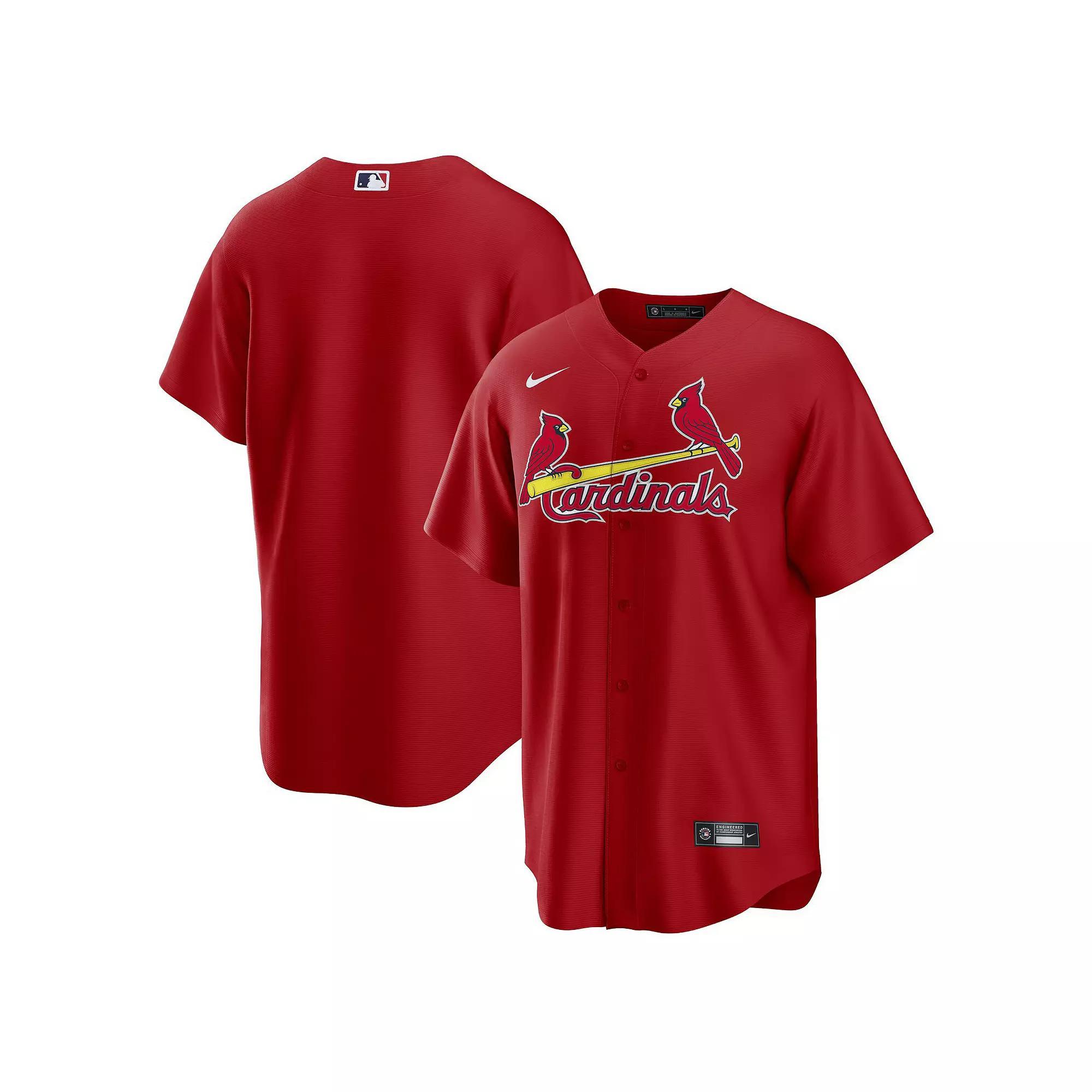 Men's Nike Red St. Louis Cardinals Alternate Replica Team Jersey, Size: Large Product Image