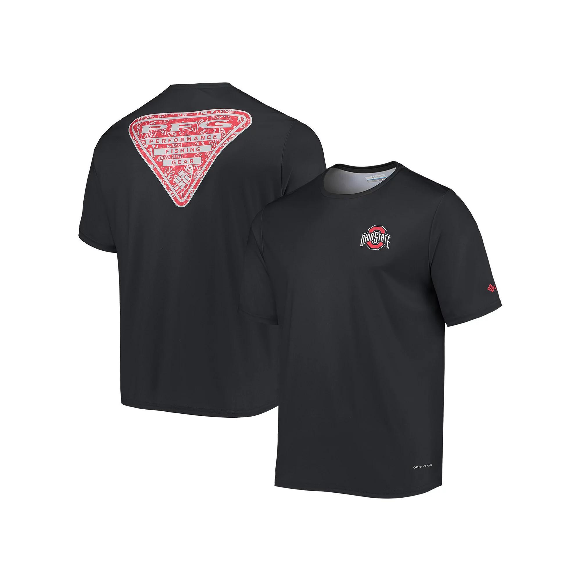 Mens Columbia Ohio State Buckeyes Terminal Tackle Omni-Shade T-Shirt Product Image
