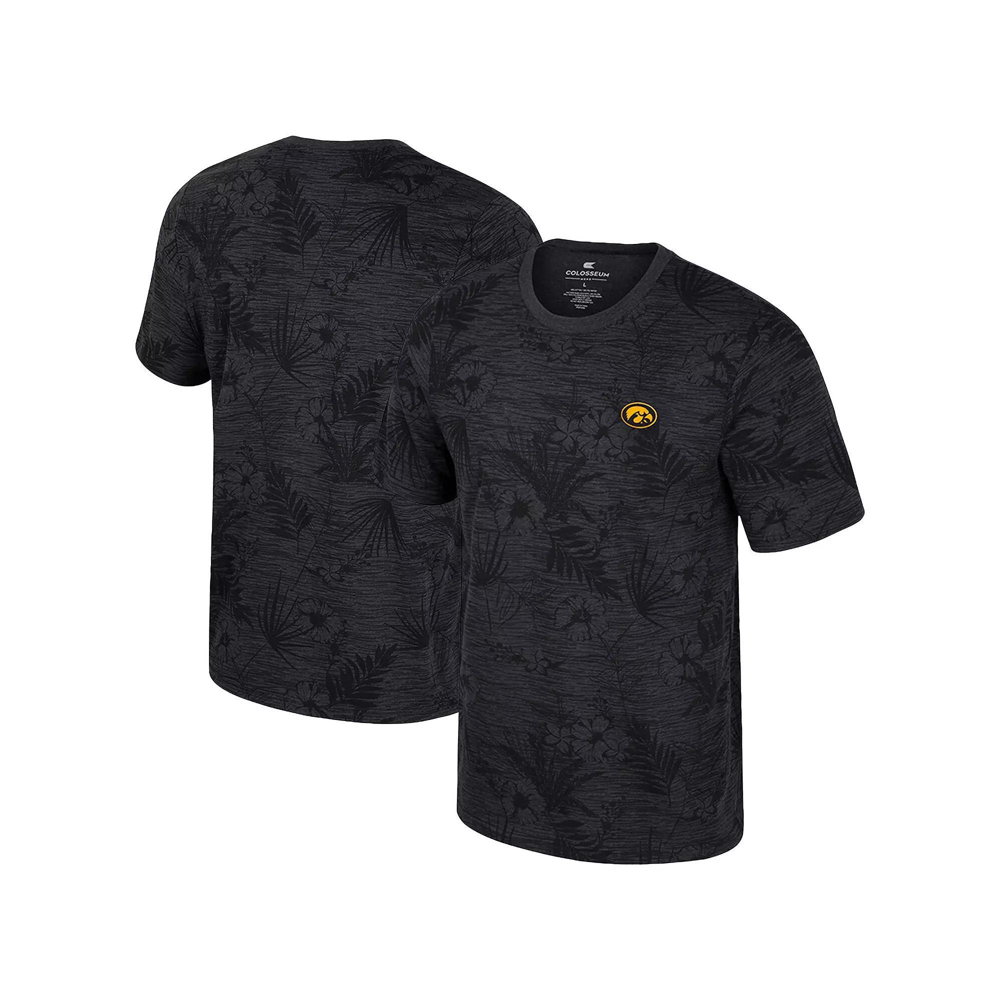 Men's Colosseum Black Colorado Buffaloes Floral Printed T-Shirt, Size: XL Product Image
