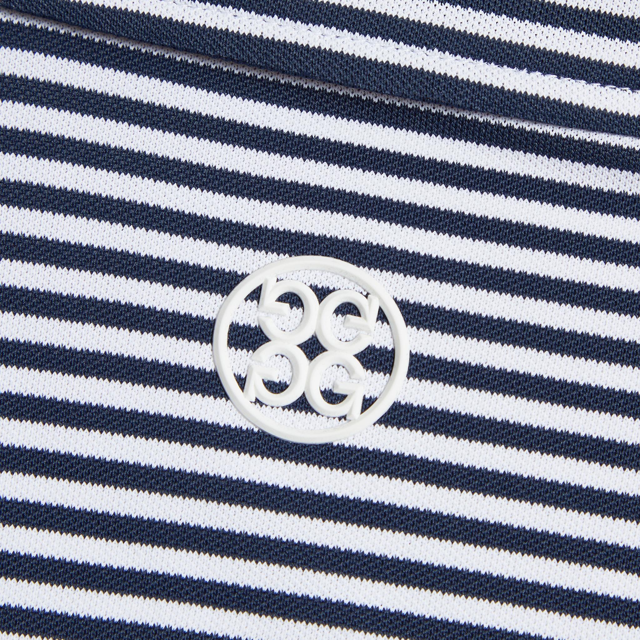 FEEDER STRIPE TECH PIQUÉ MODERN SPREAD COLLAR POLO Product Image