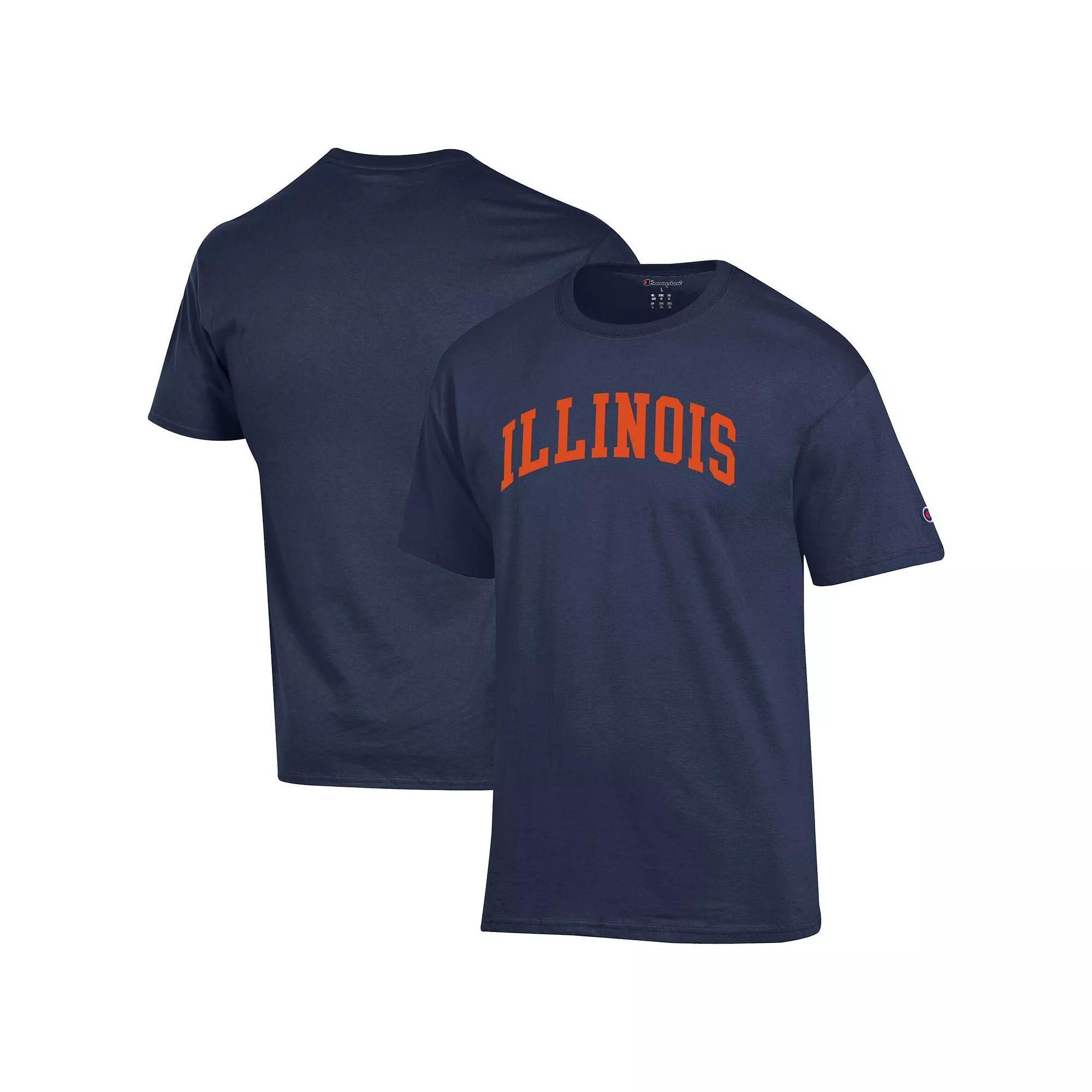 Mens Champion Navy Gonzaga Bulldogs Basic Arch T-Shirt Zag Blue Product Image