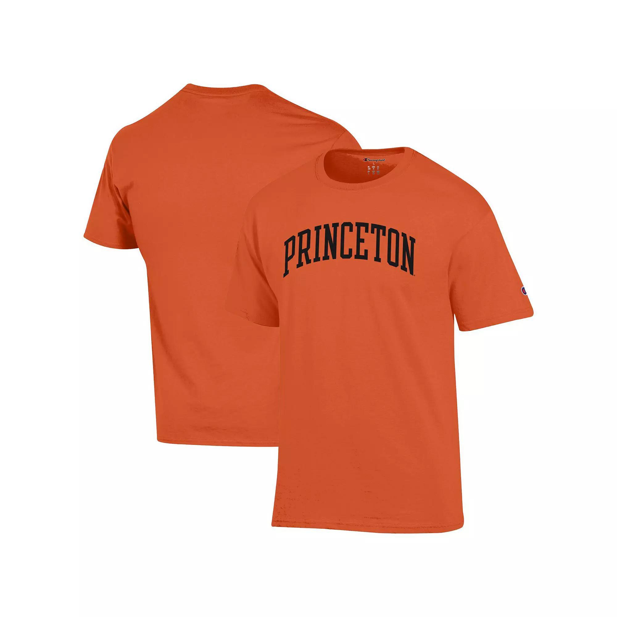 Men's Champion  Orange Princeton Tigers Basic Arch T-Shirt, Size: Medium, Prc Orange Product Image