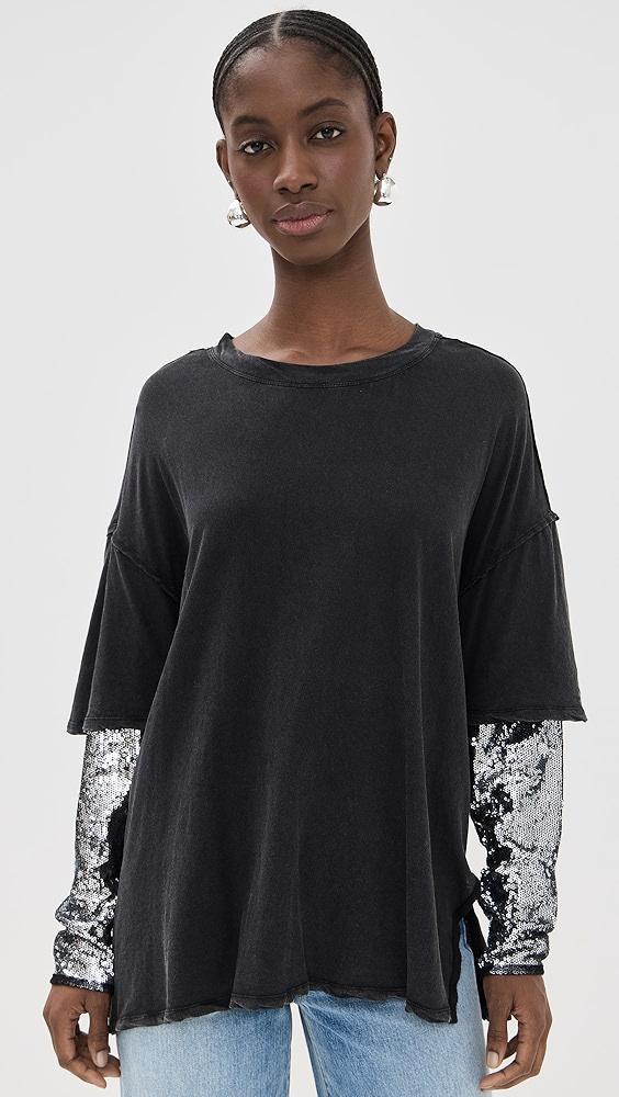 Free People Nellie Sequin Top | Shopbop Product Image