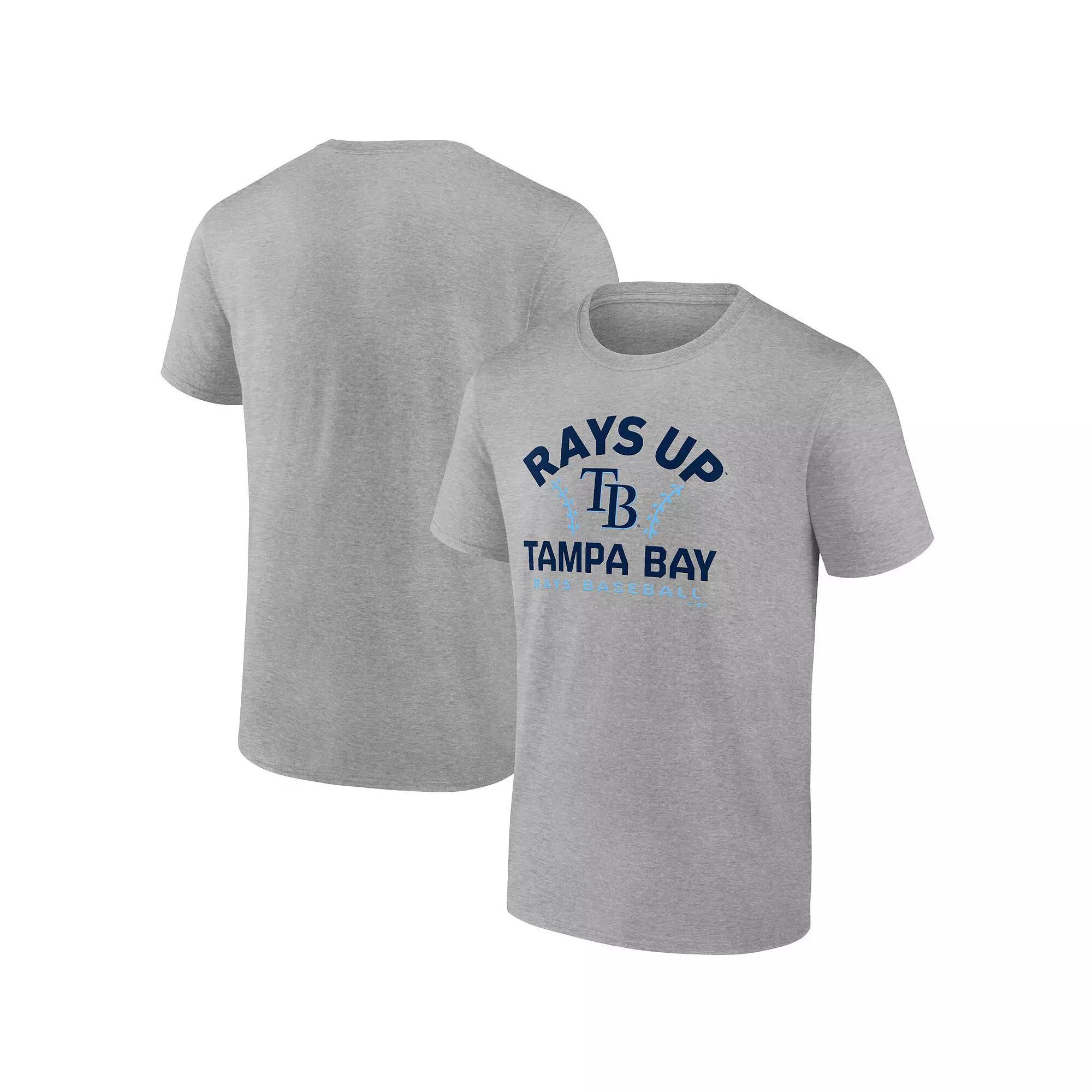 Men's Fanatics Branded Heathered Gray Miami Marlins Iconic Go for Two T-Shirt, Size: Large, Grey Product Image