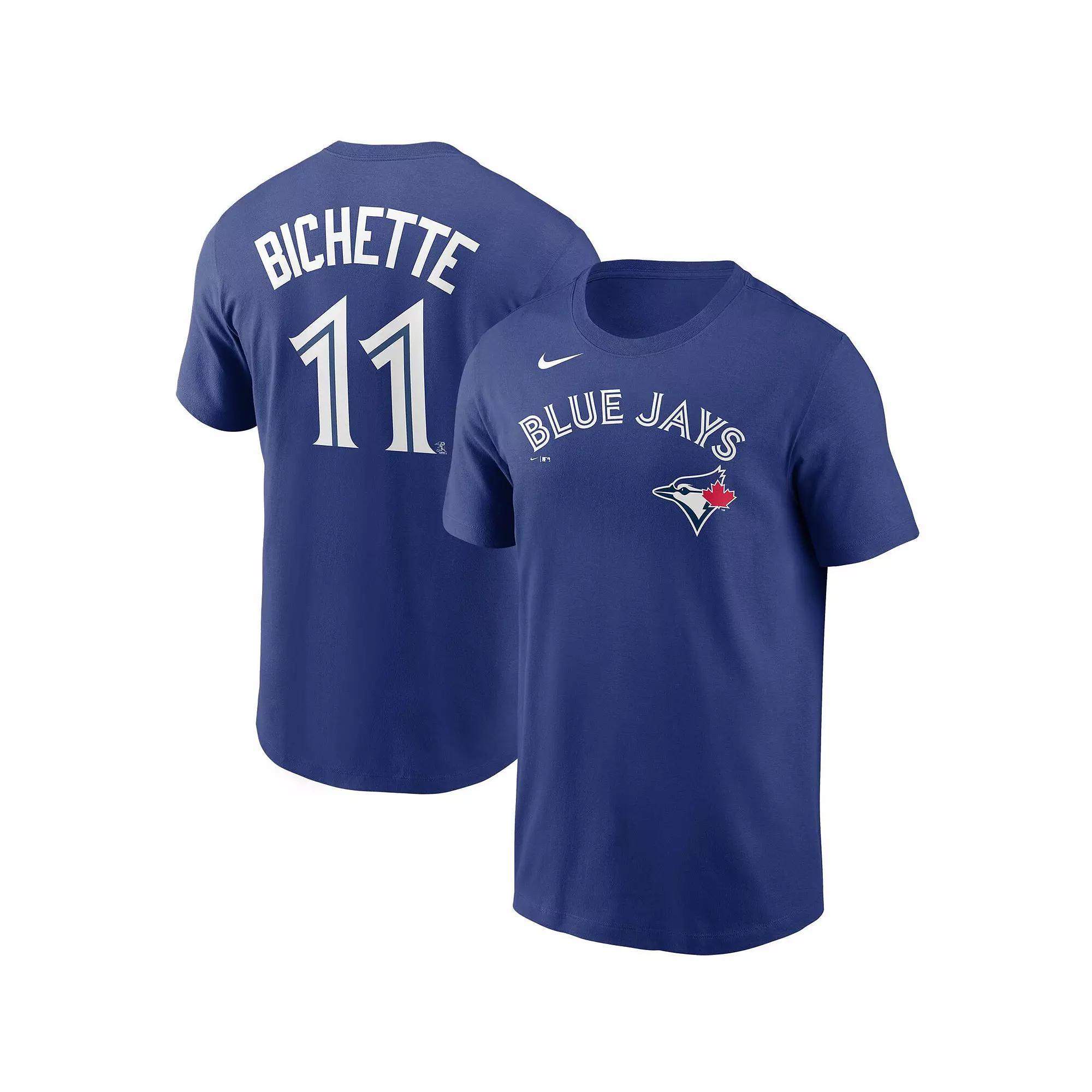 Men's Nike Bo Bichette Royal Toronto Blue Jays Name & Number T-Shirt, Size: Medium, Jay Blue Product Image
