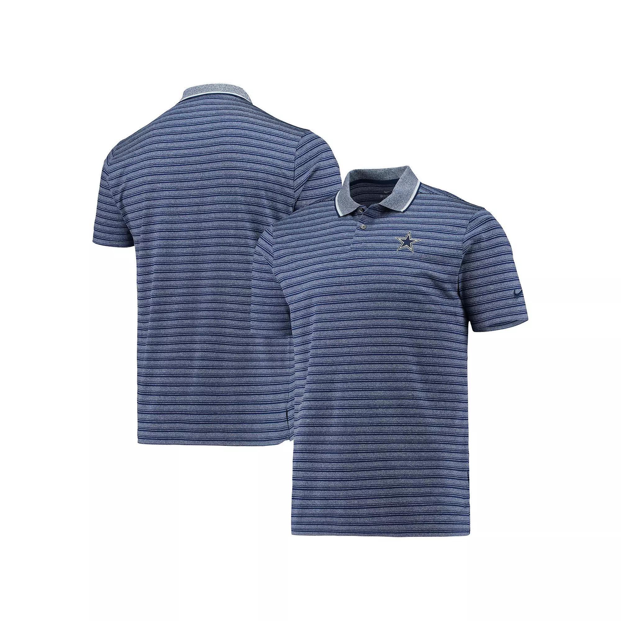 Mens Nike Golf Dallas Cowboys Vapor Performance Polo Blue Product Image