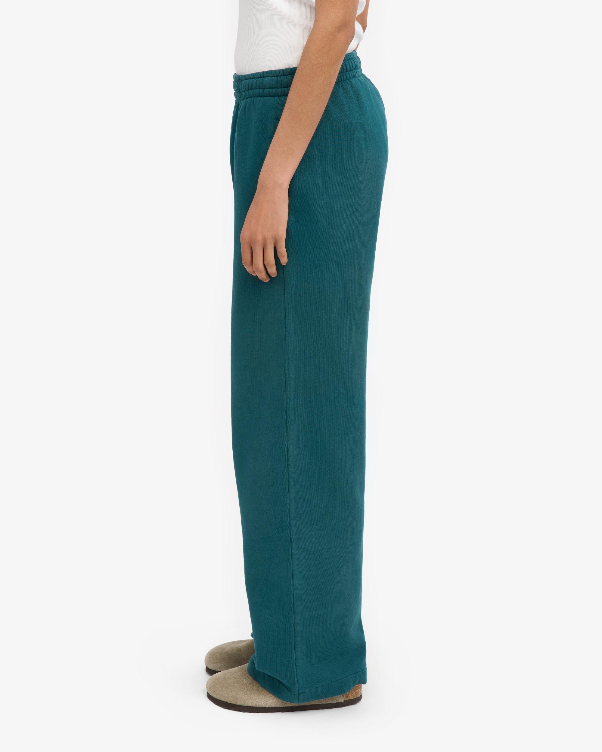 Organic Straight Leg Sweatpants - Ocean Green Product Image
