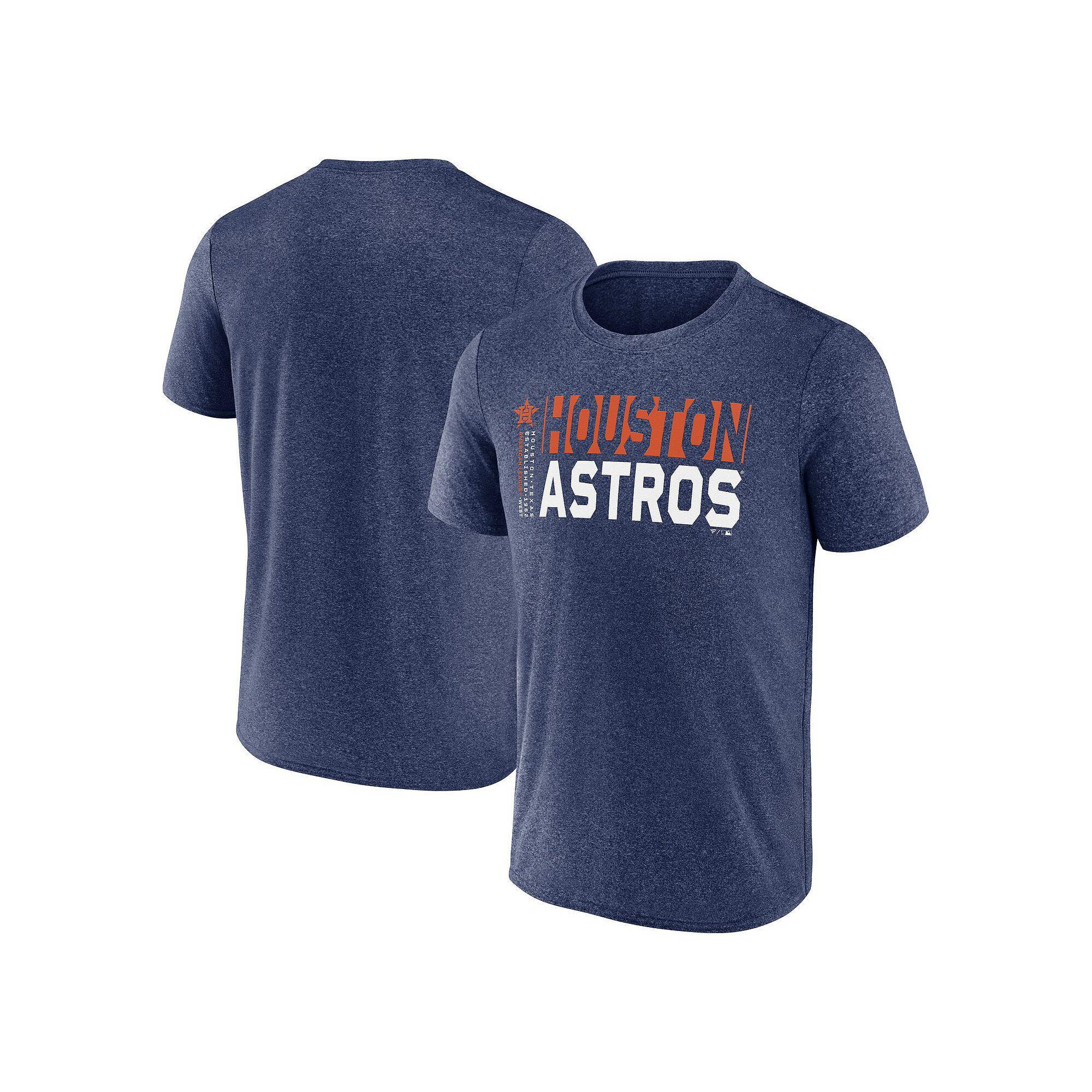 Men's Fanatics  Heather Navy Houston Astros Fundamentals Shoot For The Sky T-Shirt, Size: XL, Blue Product Image