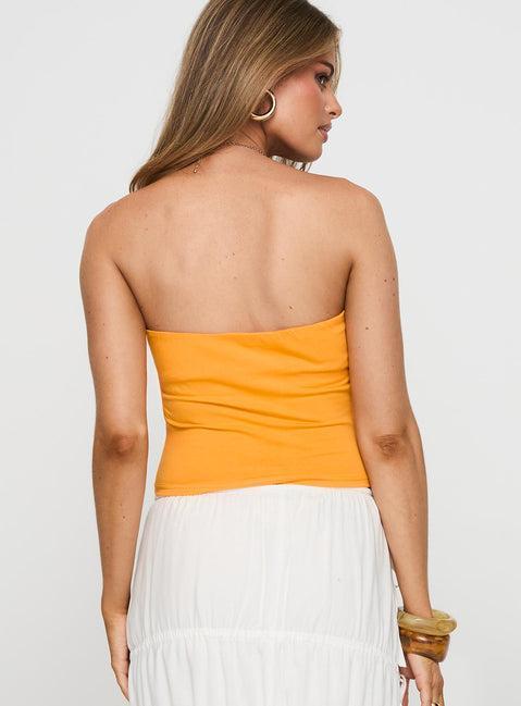 Peaches Tube Top Orange Product Image