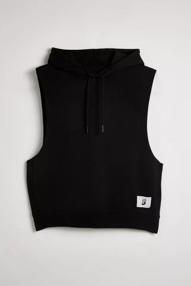 Standard Cloth Sleeveless Muscle Hoodie Sweatshirt Product Image