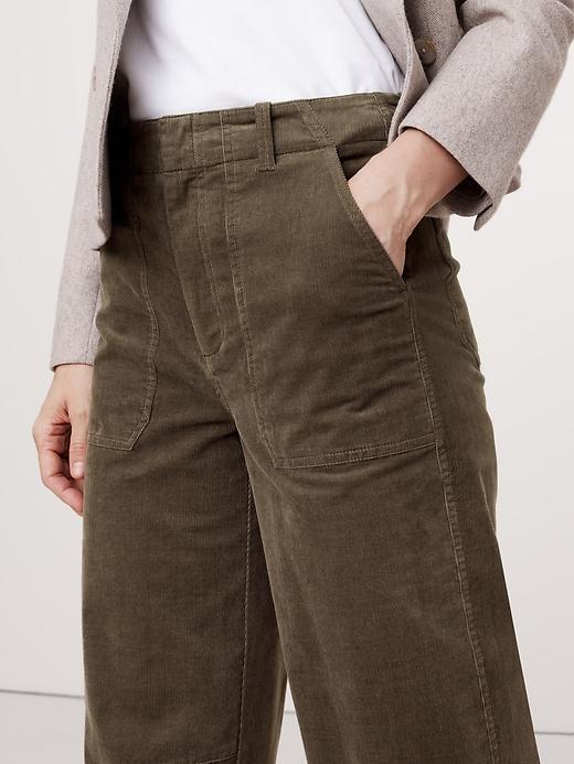 High-Rise Barrel Utility Chino Product Image