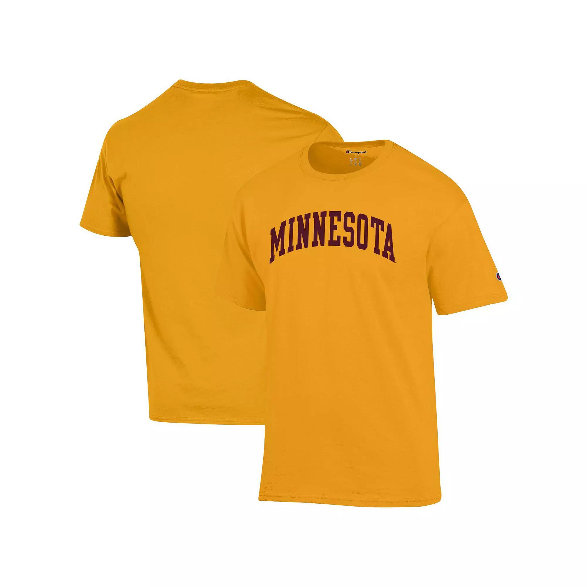 Mens Champion Minnesota en Gophers Basic Arch T-Shirt Product Image