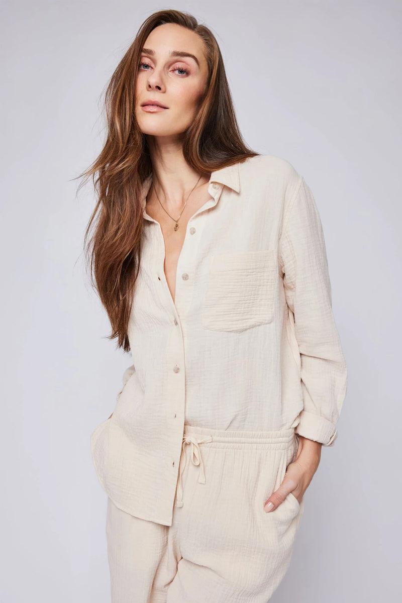 Sonia Gauze Button Up Product Image