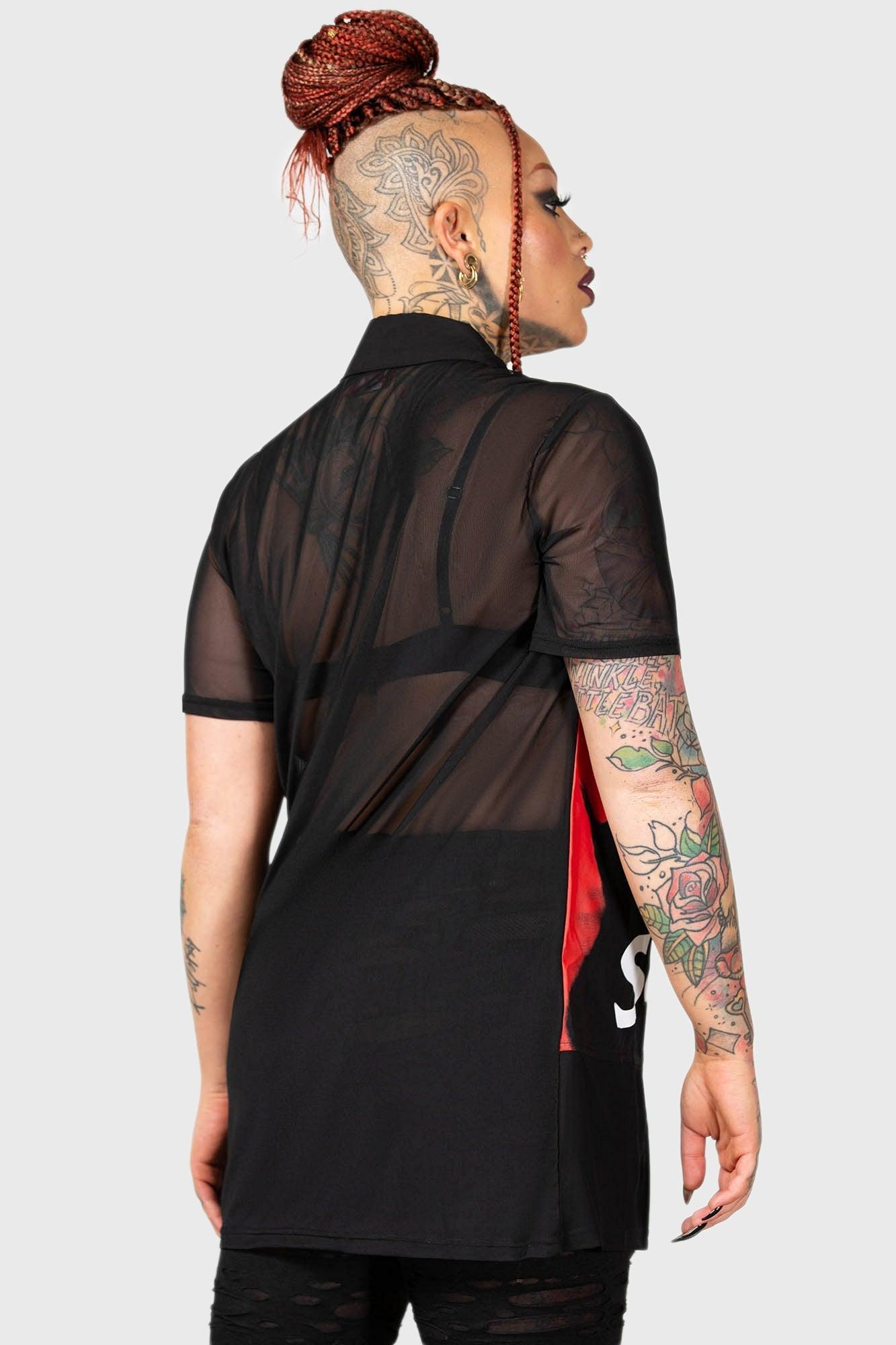 Suspiria Mesh Shirt - Resurrect Female Product Image